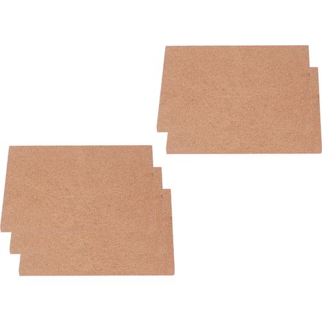 Outil de gravure en caoutchouc (5 pièces) avec manche, base et plateau en liège (1/5)