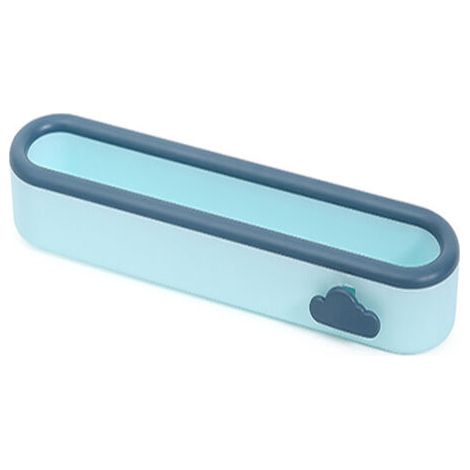 Étagère à chaussures murale, 1 pièce, porte-serviettes, sans perçage, chambre à coucher, salle de bain, armoire à chaussures de remplacement(bleu clair) (1/5)