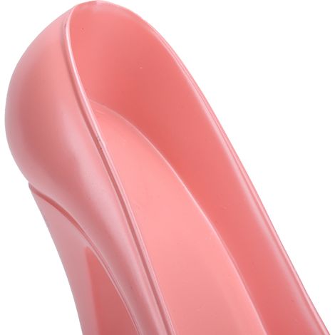 Porte-bouteilles innovant en forme d'escarpin, présentoir à bouteilles de vin, accessoire de décoration intérieure (rose) (1/5)