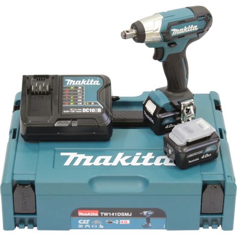 Llave de impacto de la batería 12V TW141DSMJ / batería 2x 4.0ahim Makpac