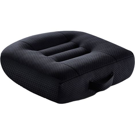 1 coussin rehausseur de voiture - Noir rigide (grande taille)