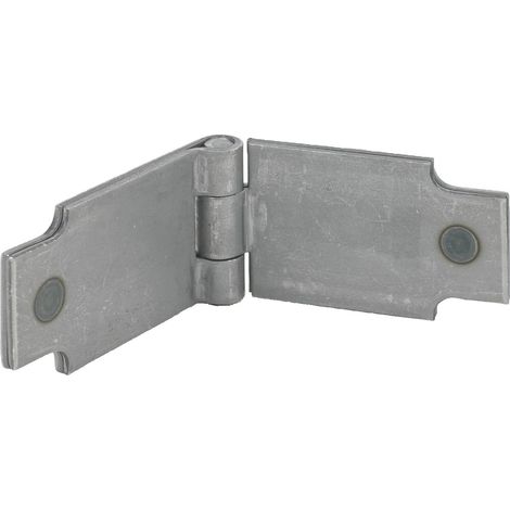Faure et Fils Schweißband kurze feine Scharniere Stahl roh 160x50mm