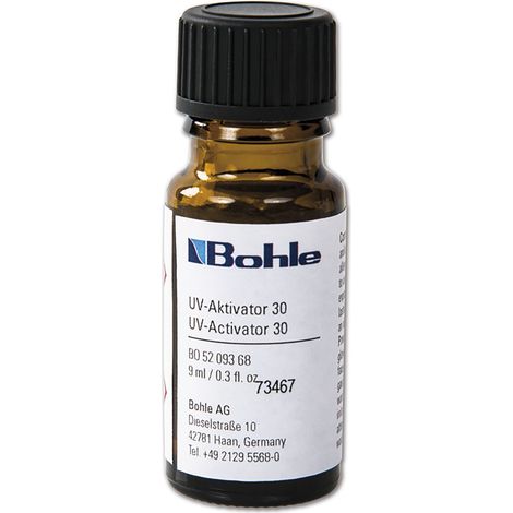 Bohle UV Aktivator 30 - Aushärtungsbeschleuniger für UV Klebstoffe, braun 9ml (1/5)