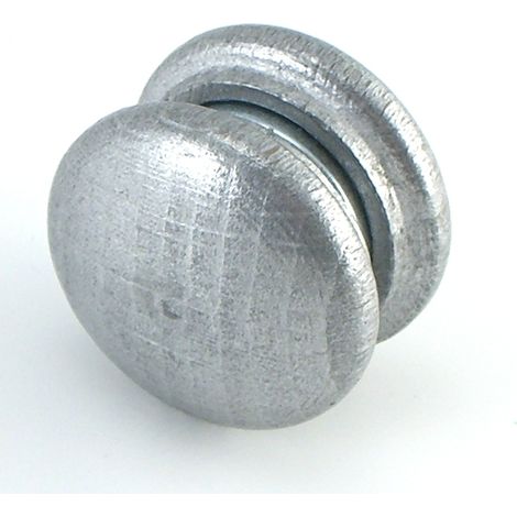 2 coppie magnetic tend ø30mm raccogli tenda - colore alluminio.