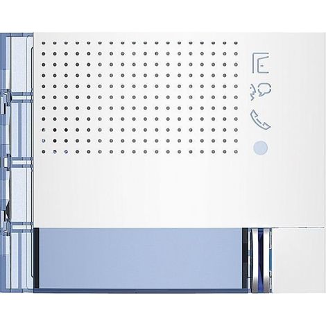 Façade Sfera New pour module électronique audio 1 appel Allwhite (351112) (1/2)