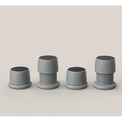 Kopfteilstopper, 4-6,6 cm Bettwandstopper, Anti-Wackel-Werkzeug für verstellbare Bettgestelle, Kopfteilstabilisator für Wandmöbel (1/5)