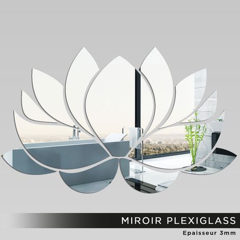 Miroir Plexiglass - Nénuphar - 50x80 cm