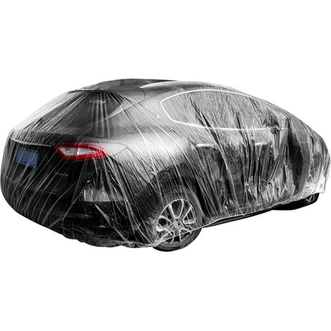 Yctze Universelle transparente Autoabdeckung, wasserdicht, staubdicht, leicht, UV-Schutz, dünn, tragbar, Auto-Regenschutz (Typ 3). (1/5)
