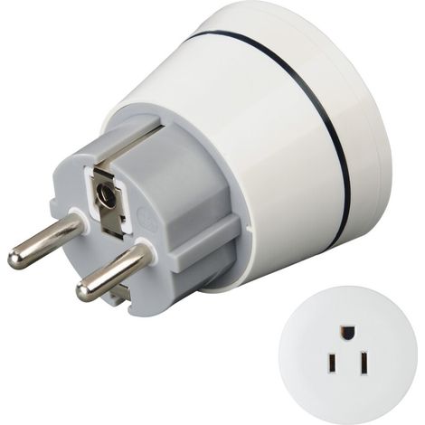 Hama Reiseadapter Typ A/B, 3-polig, für USA/Kanada (1/2)