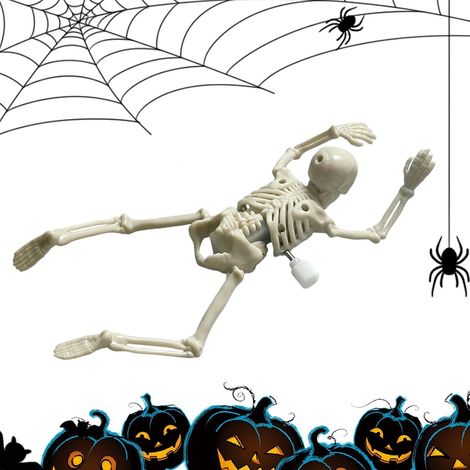 À Remontoir Pour Figurines Décoratives Articulées Et Amusantes D'Halloween  Jouet À Remontoir Crâne Enfant Fête Saisonnière Pour Adultes Ados Maison Bureau Classe Maternelle (1/5)