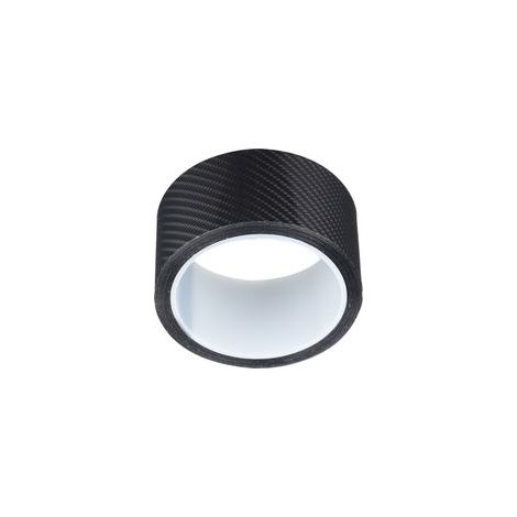 Película protectora de fibra de carbono negra – 5 cm × 3 m – autoadhesiva, de alta adherencia y resistente a los arañazos.
