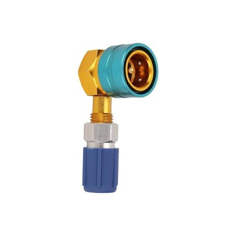 Raccord rapide basse pression R1234yf vers R134a, R1234yf vers R134a, Raccord pour climatisation automobile, Raccord R1234yf vers R134a, R1234yf vers R134a (1/2)
