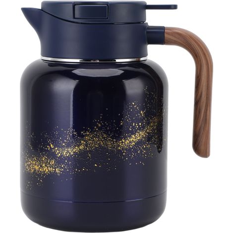 Théière isotherme 1,3L Acier inoxydable 304 Revêtement titane Affichage numérique (1/5)