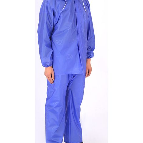 Ensemble deux pièces imperméable et pantalon de pluie épais renforcé en PVC, imperméable non jetable en gros, cueillette du thé, protection pour les travaux sur les chantiers de construction, imperméa