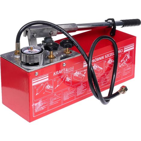 Pompa per test di pressione 0-50 kg / 45 ml / 12 l KD10478