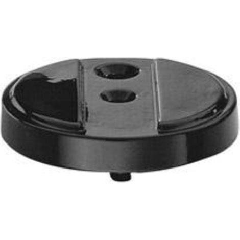 Sous-couche en aluminium noire D.75mm H.10mm pour art. 3316 002 015/3316 002 016 (1/3)