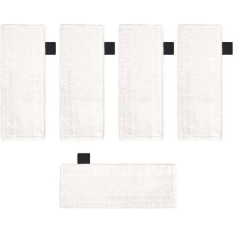 Lot de 5 serpillères en microfibre pour nettoyeurs vapeur Karcher EasyFix SC2 SC3 SC4 SC5, accessoires de nettoyage (1/4)