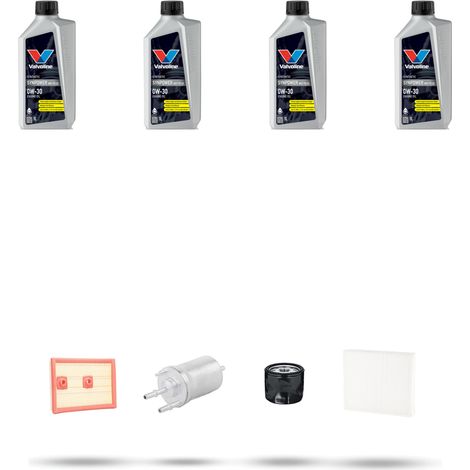 Kit tagliando 4 FILTRI e 4L OLIO compatibile con Skoda Fabia III (NJ3,NJ5) 1.4 Tsi 92kw Dal 2018 (1/5)