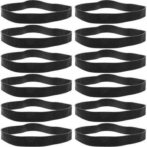 Rouleaux de sangles en caoutchouc, sangles pour chaises, matériaux de réparation de canapés, 60 rouleaux par paquet, noir. (1/5)