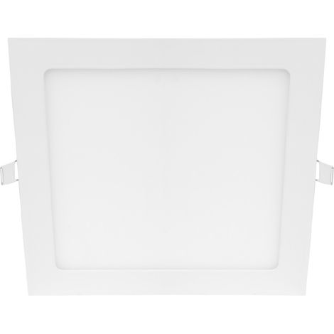 Pannello led slim da incasso quadrato 18w 3000K luce calda (1/4)