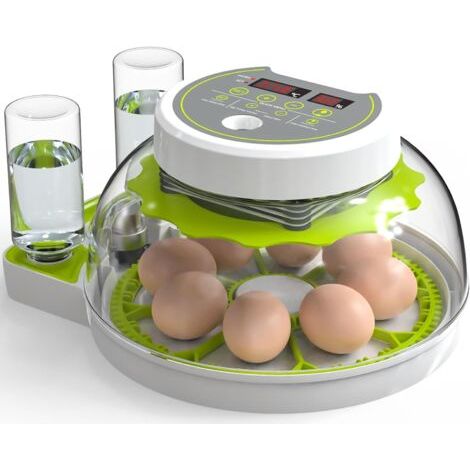 Couveuse Oeuf Automatique, 8 Oeufs Couveuse Automatique, Retournement Automatique, Contrôle de la température, Affichage de l'humidité, Incubateur Oeuf Automatique (1/5)