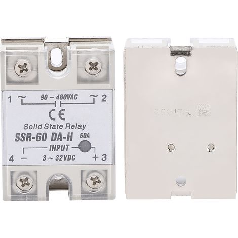 Relais statique CC-CA SSR avec interrupteur sans contact haute qualité SSR-60A-DA-H (1/5)