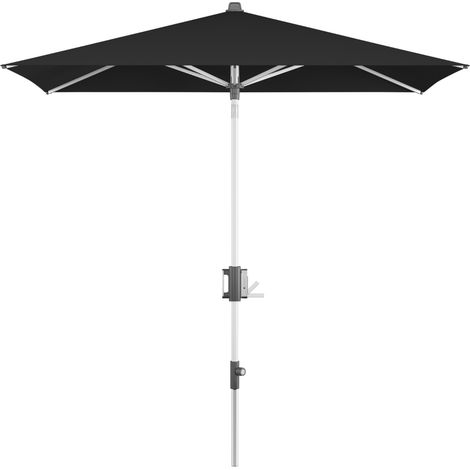 Doppler Sonnenschirm / Mittelmastschirm "Apoll 230 x 150 cm", black, Bezug 100 % Polyester, Gestell aus Aluminium, 7 kg Sonnenschirm / Mittelmastschirm "Apoll 230 x 150", black, 230 x 150 cm