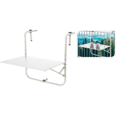 Mesa Acero Rectangular Blanco Mate