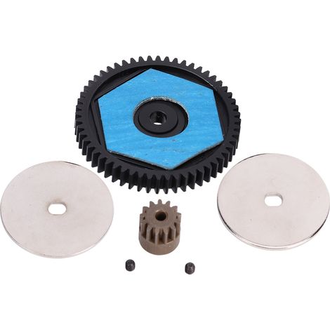 Pignon 56T et 13T pour Moteur, Pièces de Rechange Compatibles Axial SCX10, Voiture RC Modélisme (1/5)