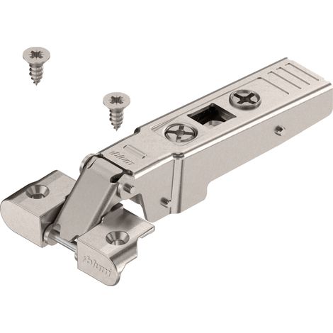 BLUM CLIP top Alurahmenscharnier 95°, gerade ohne Feder, Schrauben (1/3)