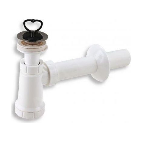 Novaservis Siphons - Bassin à siphon bol en acier inoxydable, bouchon, plastique 410,P (1/2)