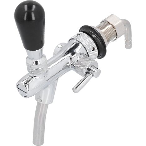 Robinet à bière G5/8 laiton inox réglable étanche, robinet de fût pour bars hôtels restaurants (1/5)