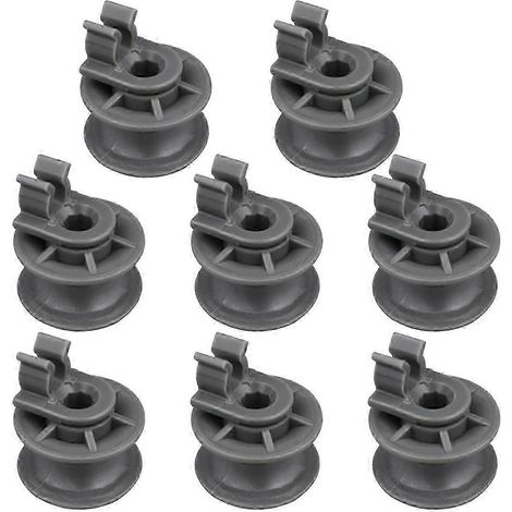 8 roulettes de panier supérieur de lave-vaisselle 4581DD3002A, pièce de rechange pour l'ensemble rouleau et axe de panier à vaisselle (1/5)