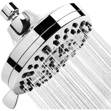 5.1 Soffione doccia a pioggia ad alta pressione con 63 getti e 8 modalità di spruzzo - Per la doccia del bagno (1/5)