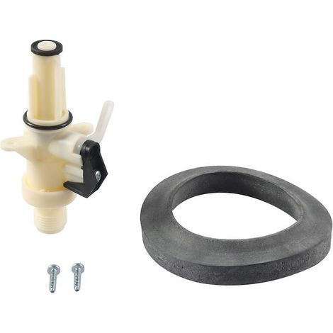 Kit de vannes d'eau pour toilettes de caravanes et camping-cars, fixation facile, changement rapide, installation rapide, large compatibilité avec différents modèles (1/5)