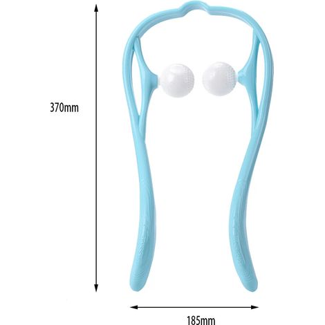 Appareil de massage à 4 billes pour soulager les douleurs cervicales, double déclenchement, thérapie par pression, soin du corps et des bras, rouleaux de massage pour les mains, relaxation06068-AquaFo