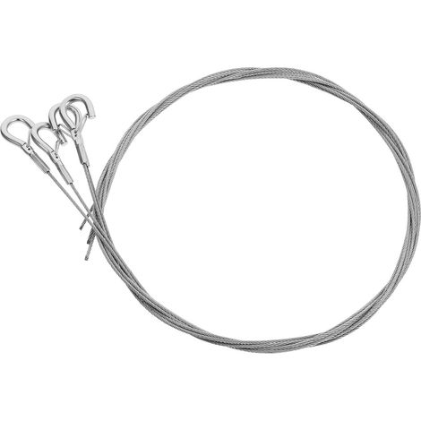 Lot de 4 câbles suspension réglables en acier inoxydable robuste pour (1/5)