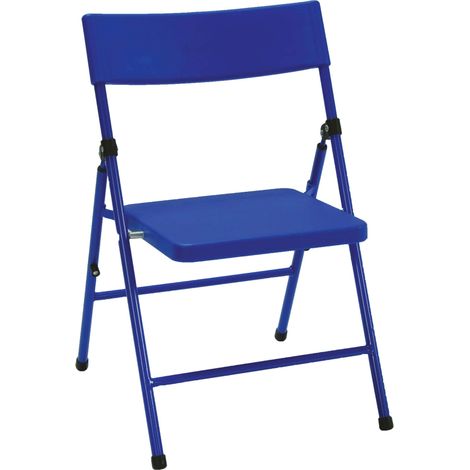 Chaise Pliante pour Enfants, sans pincement, Bleue (1/5)