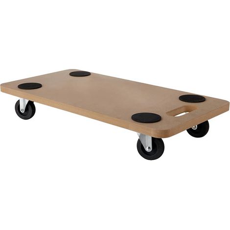Carrello rett in mdf con antiscivolo 29x58 cm