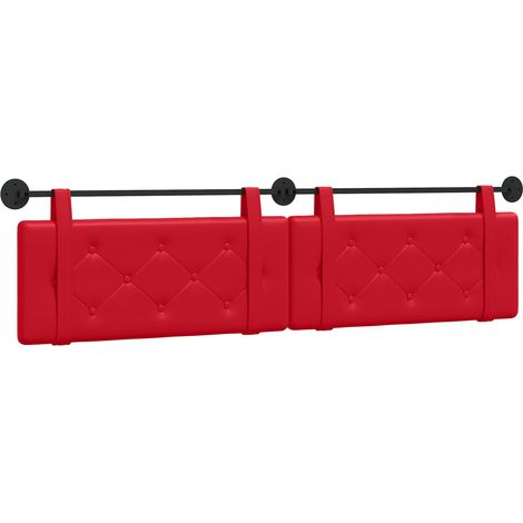 Maison Exclusive - Tête de lit suspendue Rouge Simili cuir