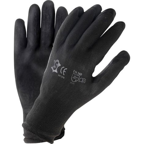GANTS DE TRAVAIL PU NOIR TAILLE 9 (XL)