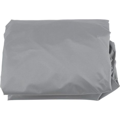 Runde Tischdecke, silberfarben lackiertes Polyester, TAFT runde Tischdecke, staubdicht, wasserdicht, Schutzhülle für Gartenmöbel (Schwarz) (Beige) (1/4)