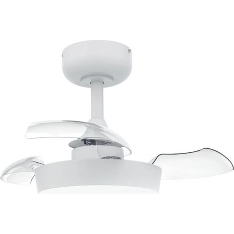 Nacala DC-Deckenventilator mit einstellbarem CCT-Licht und Ø55 White-Steuerung