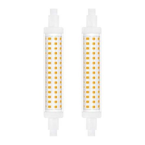Fiala LED, luce lineare a doppia estremità da 15 W, 220 V, 130 W, bianco naturale 4000 K (non dimmerabile, confezione da 2) (1/5)