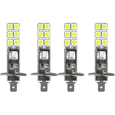 Set mit 4 H1 6000K Superweiß 80W LED-Lampen für Nebelscheinwerfer und Fernlicht (1/5)