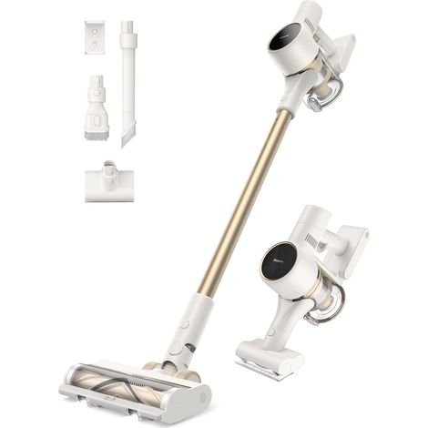 DREAME R10 Aspirapolvere senza fili, 120AW Aspirazione Potente, Autonomia 60 Minuti, Filtrazione Avanzata, Spazzola Multi-Superficie con Luci LED, Leggero, Pulizia della Casa, Peli di Animali, Tappeti (1/5)