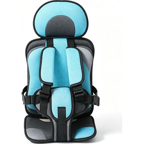 Coussin Siège Enfant Portable Pour Voiture, Grand Format, Idéal Voyages (C) (1/5)