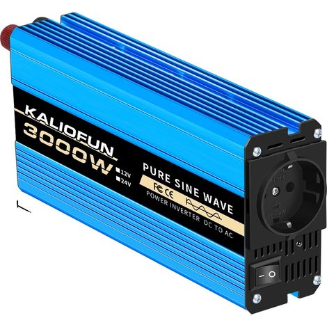 Inverter a onda sinusoidale pura, uscita 220 V CA, certificato CE, 24 V 3000 W 220 V 50 Hz (1/2)