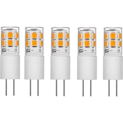 5pcs Pas d'ampoules stroboscopiques LED Highlight Petite ampoule de maïs 2W Blanc chaud 3000K (1/4)