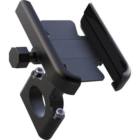 Motorrad-Telefonhalterung, 360° drehbarer universeller Fahrrad-Smartphonehalter für 4, 5, 6, 7 Zoll Smartphones und GPS-Geräte
